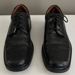 Johnston & Murphy XC4 Lace Up Sheepskin Men’s Shoe Size 9 Black